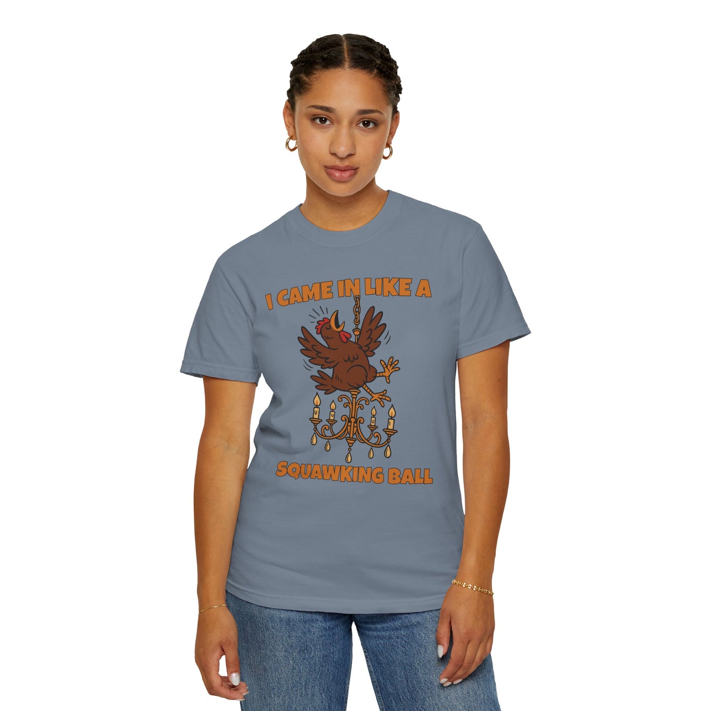 Squawking Ball Chicken Shirt – Funny Poultry