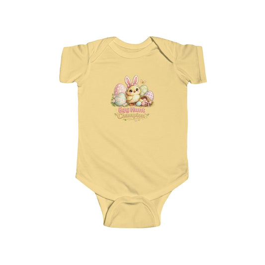 Egg Hunt Champion – Cute Easter Baby Chick Infant Onesie