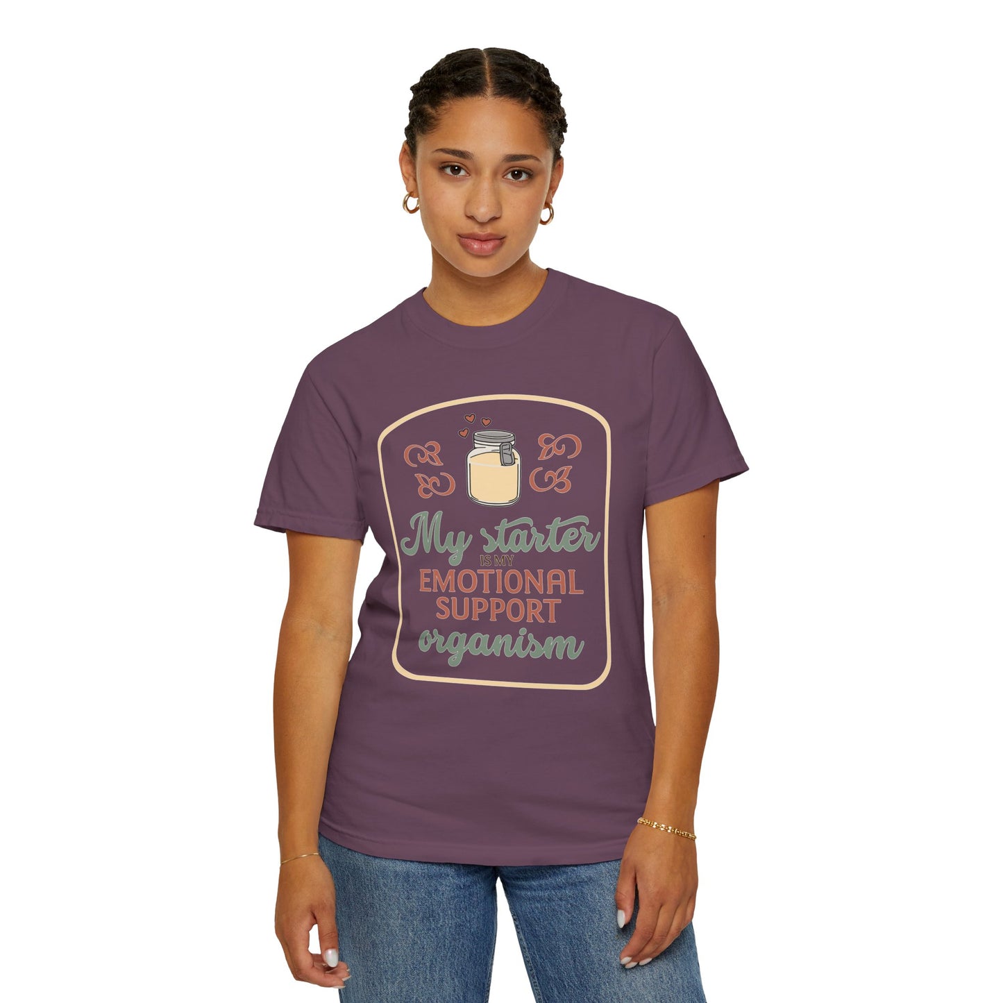 My Starter Is My Emotional Support Organism | Funny Sourdough Shirt | Baking Humor | Sourdough Lover Apparel