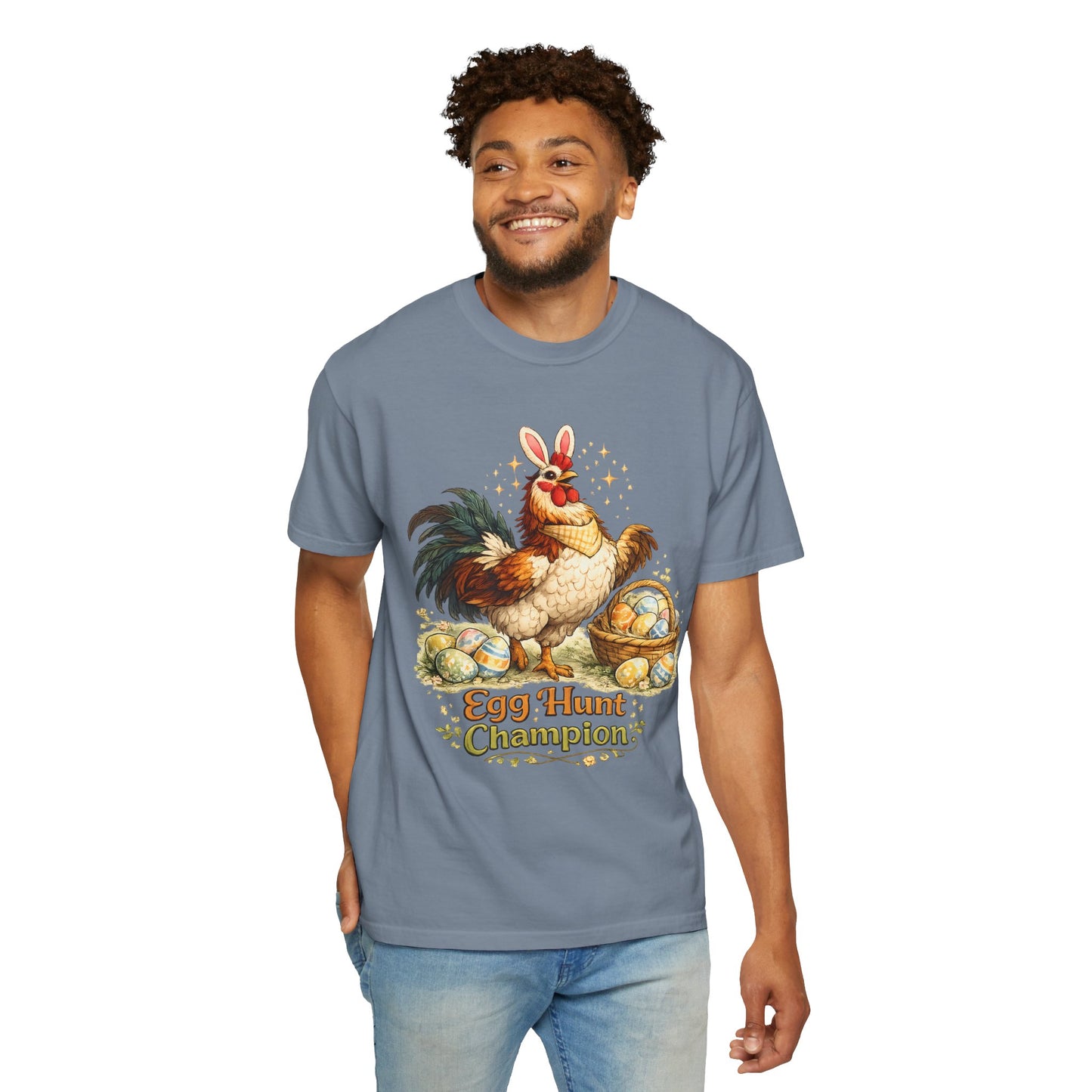 Egg Hunt Champion – Funny Easter Rooster