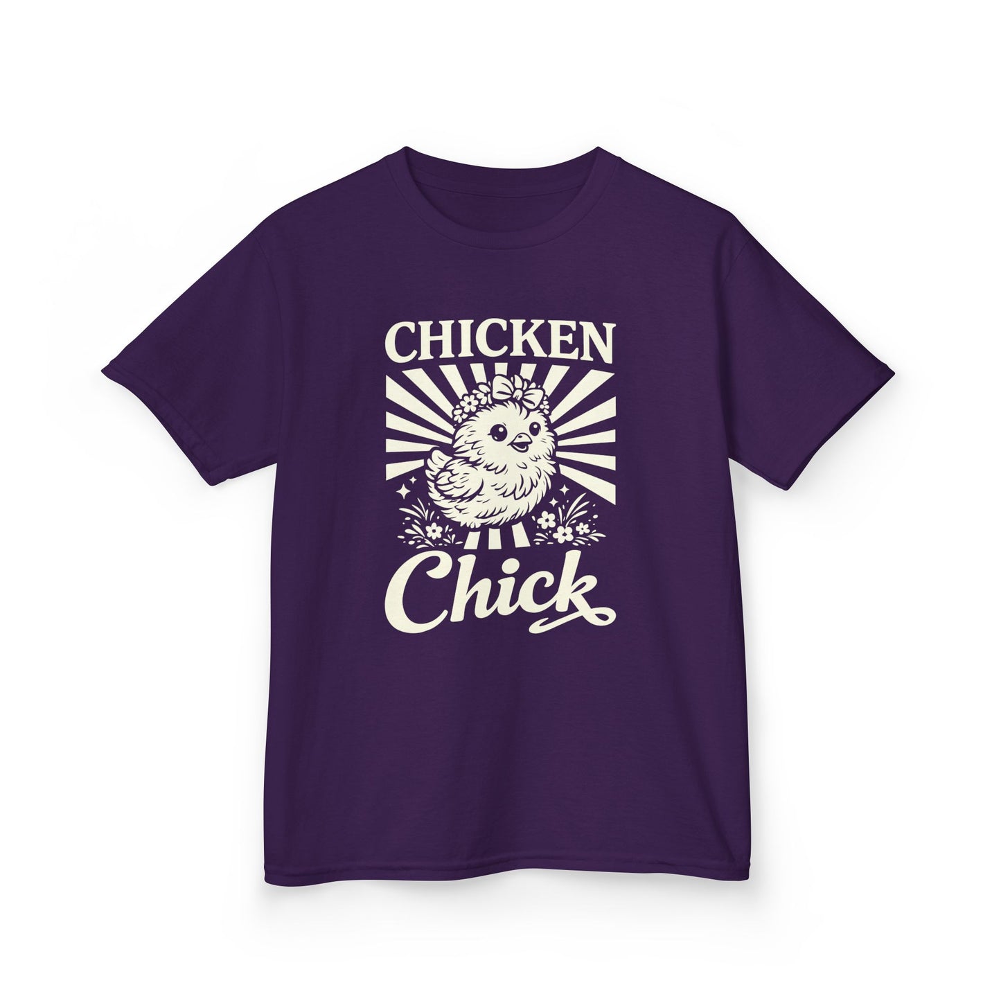 Kids T-Shirt — "Chicken Chick" Cute Retro Chick Tee for Children