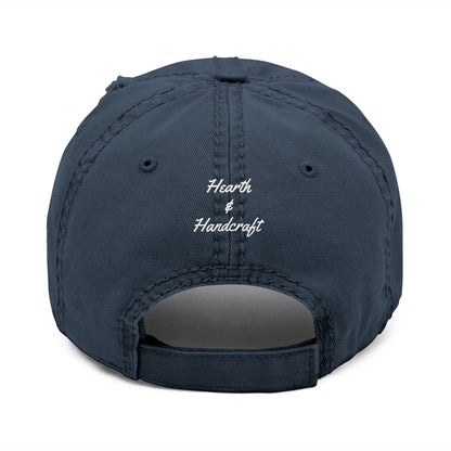 Hearth & Handcraft Vintage Logo Distressed Embroidered Dad Hat
