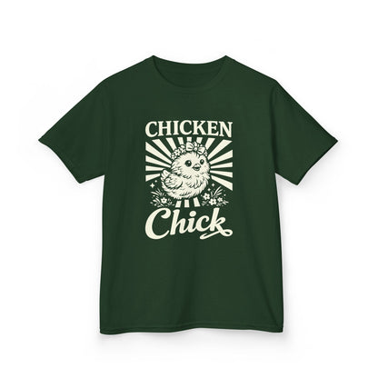 Kids T-Shirt — "Chicken Chick" Cute Retro Chick Tee for Children