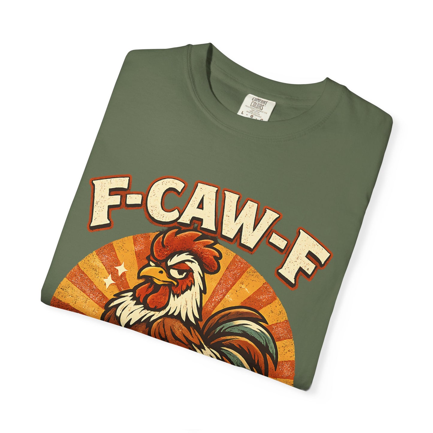 F‑CAW‑F Vintage Chicken Shirt Funny Rooster Tee for Homesteaders & Chicken Keepers