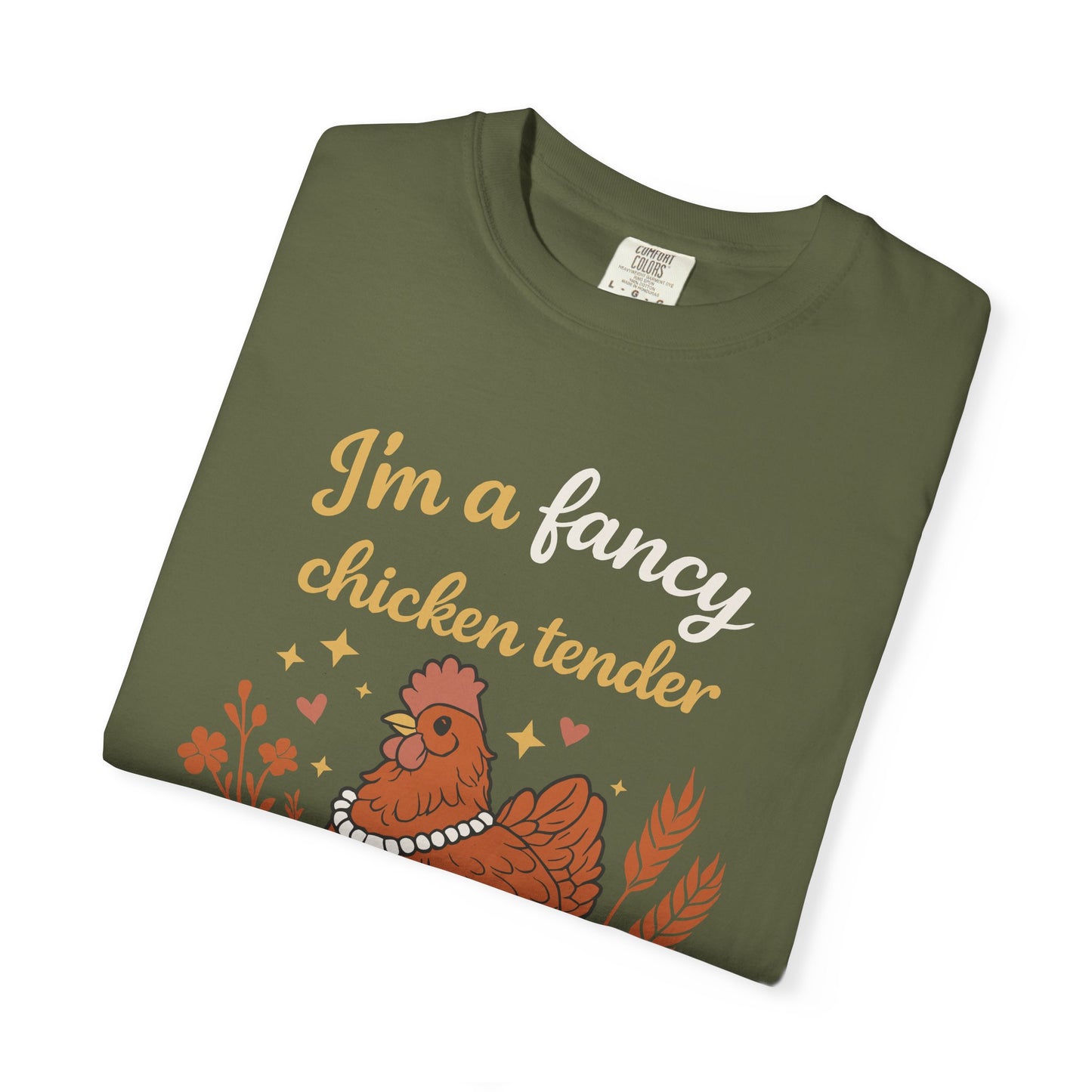 Funny Chicken T-Shirt — "I'm a Fancy Chicken Tender" Farm Animal Tee