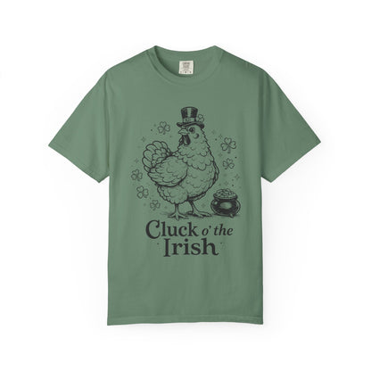 Cluck o’ the Irish Funny Chicken St Patrick’s Day Humor