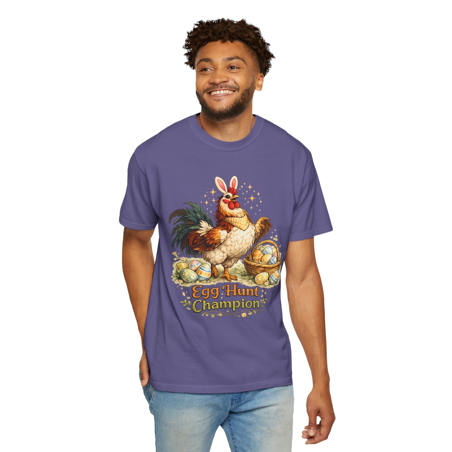 Egg Hunt Champion – Funny Easter Rooster