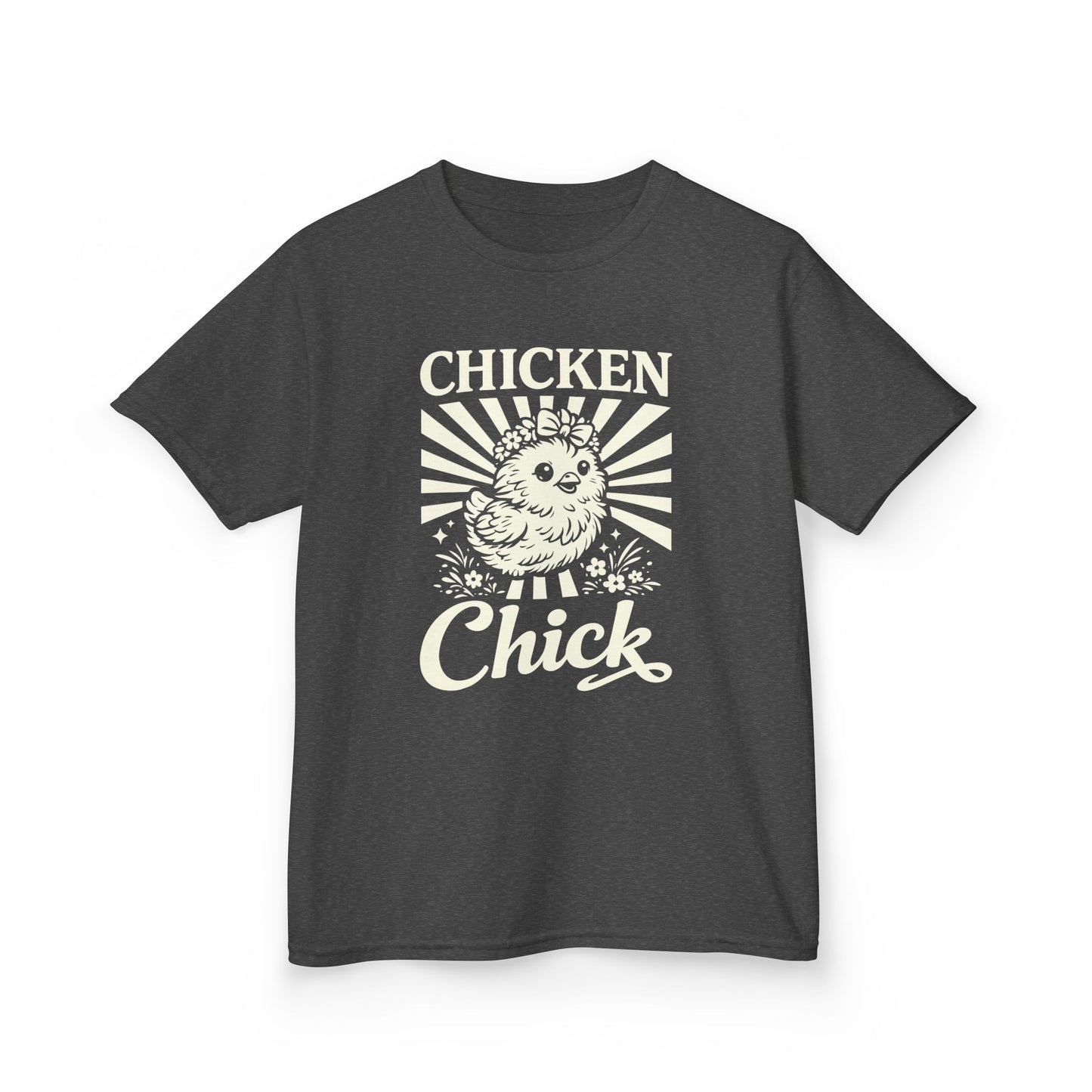 Kids T-Shirt — "Chicken Chick" Cute Retro Chick Tee for Children