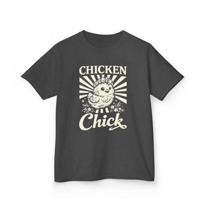 Kids T-Shirt — "Chicken Chick" Cute Retro Chick Tee for Children