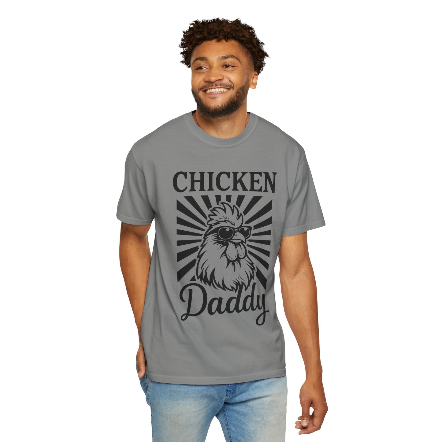Chicken Daddy T-Shirt — Cool Rooster Graphic Tee for Poultry Lovers