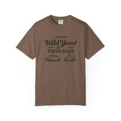T-Shirt — Wild Yeast & Fresh Eggs Vintage Bakery Graphic Tee