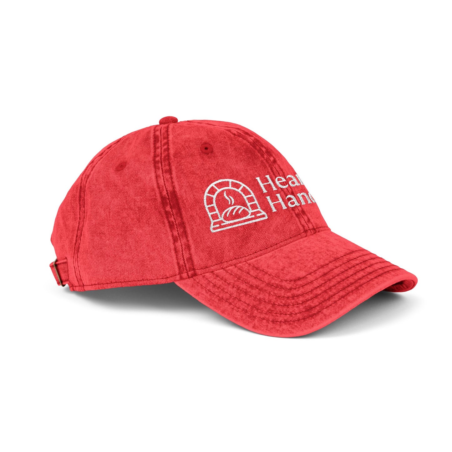 Embroidered Vintage Cap — Hearth & Handcraft Logo