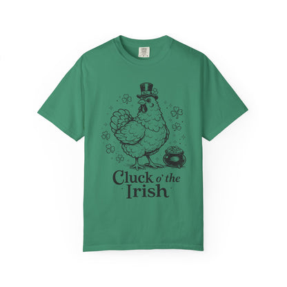 Cluck o’ the Irish Funny Chicken St Patrick’s Day Humor