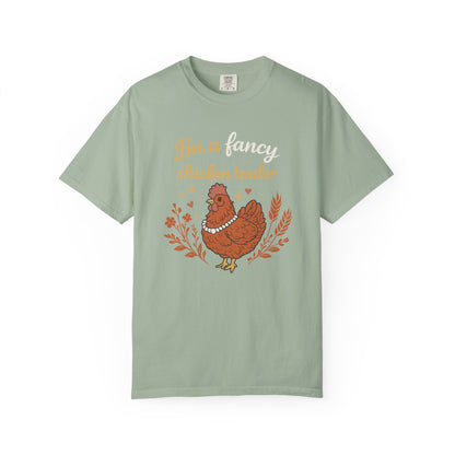 Funny Chicken T-Shirt — "I'm a Fancy Chicken Tender" Farm Animal Tee