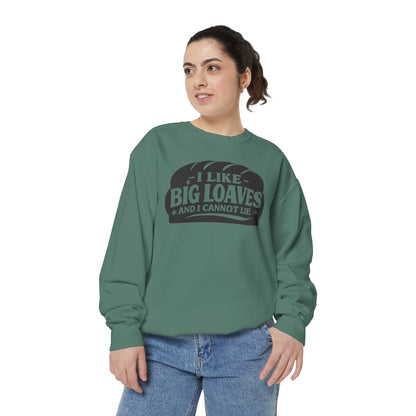 Bread Lover Sweatshirt – "I Like Big Loaves and I Cannot Lie" Cozy Graphic Crewneck