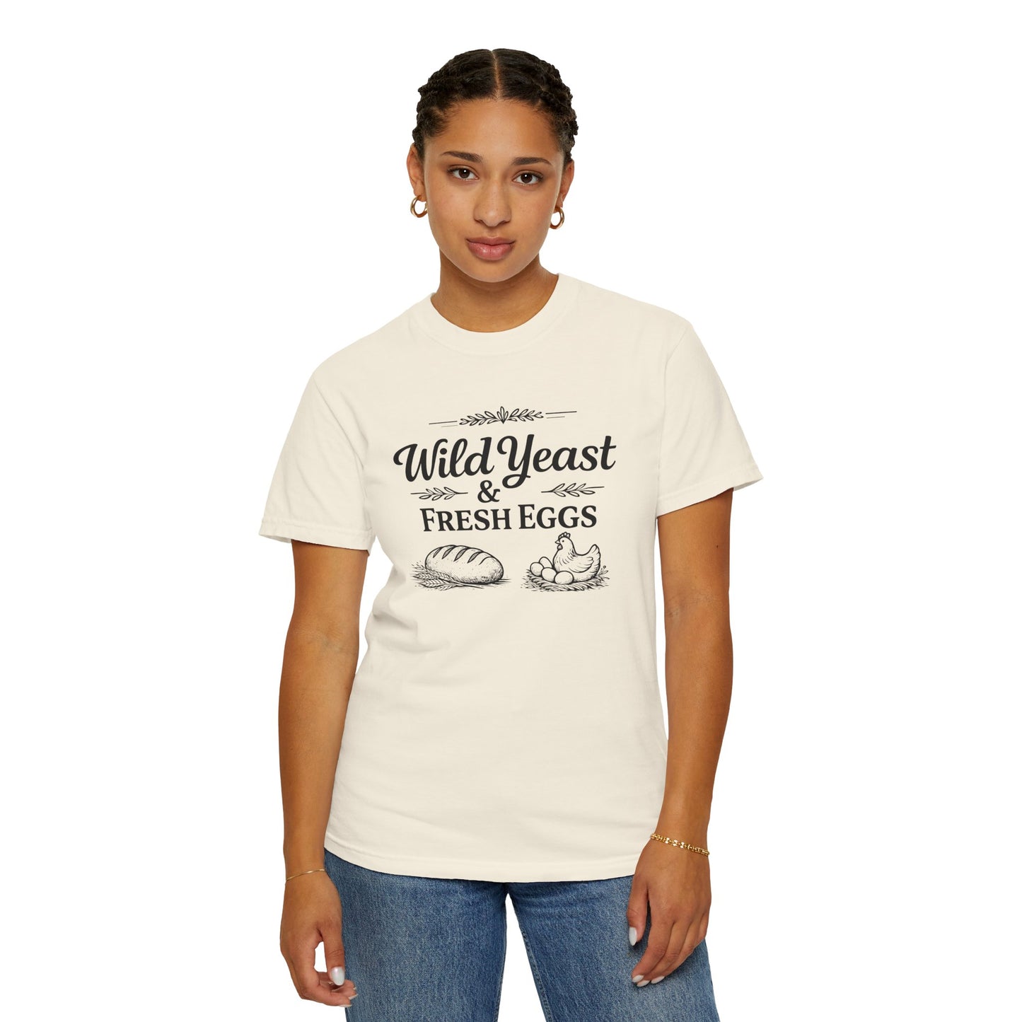 T-Shirt — Wild Yeast & Fresh Eggs Vintage Bakery Graphic Tee