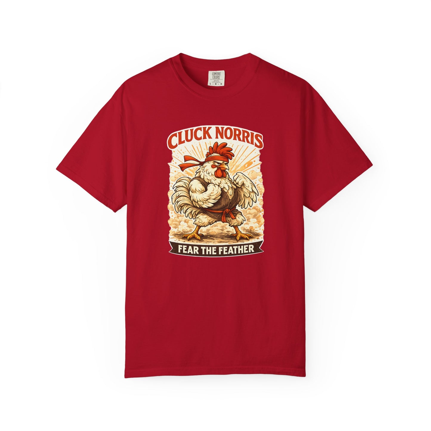 Cluck Norris "Fear the Feather" Graphic T-Shirt
