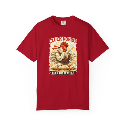Cluck Norris "Fear the Feather" Graphic T-Shirt