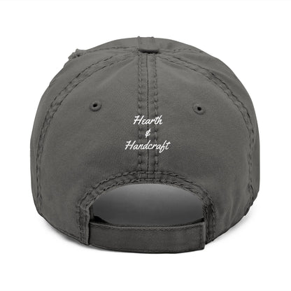 Hearth & Handcraft Vintage Logo Distressed Embroidered Dad Hat