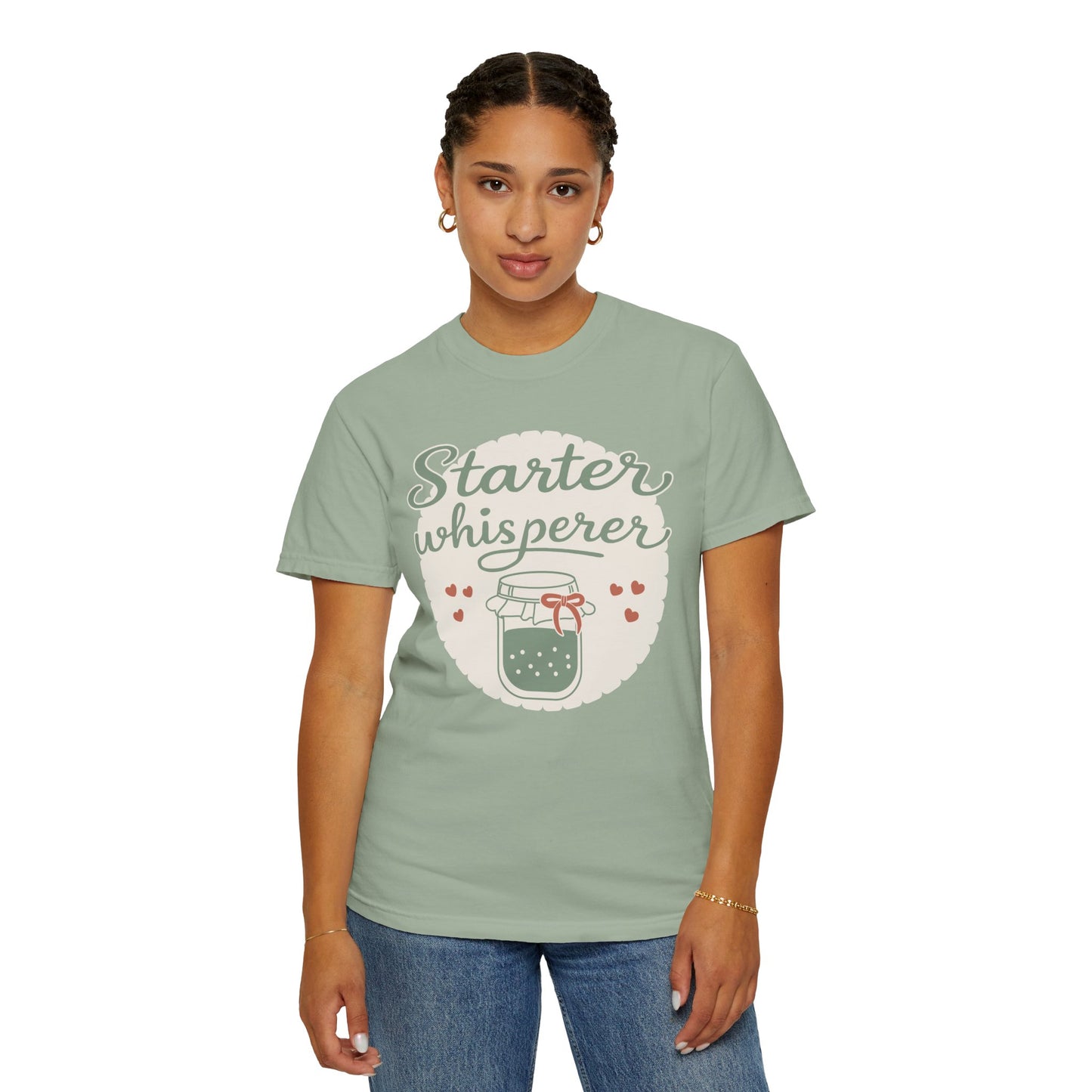 Starter Whisperer T-Shirt — Cute Mason Jar Fermentation Tee for Home Canning & Kombucha Lovers