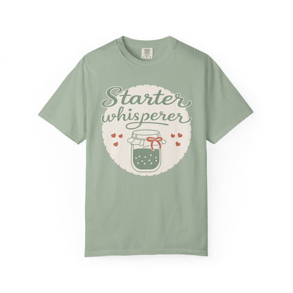 Starter Whisperer T-Shirt — Cute Mason Jar Fermentation Tee for Home Canning & Kombucha Lovers