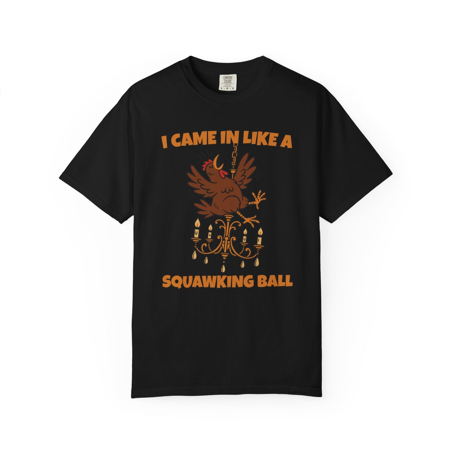 Squawking Ball Chicken Shirt – Funny Poultry