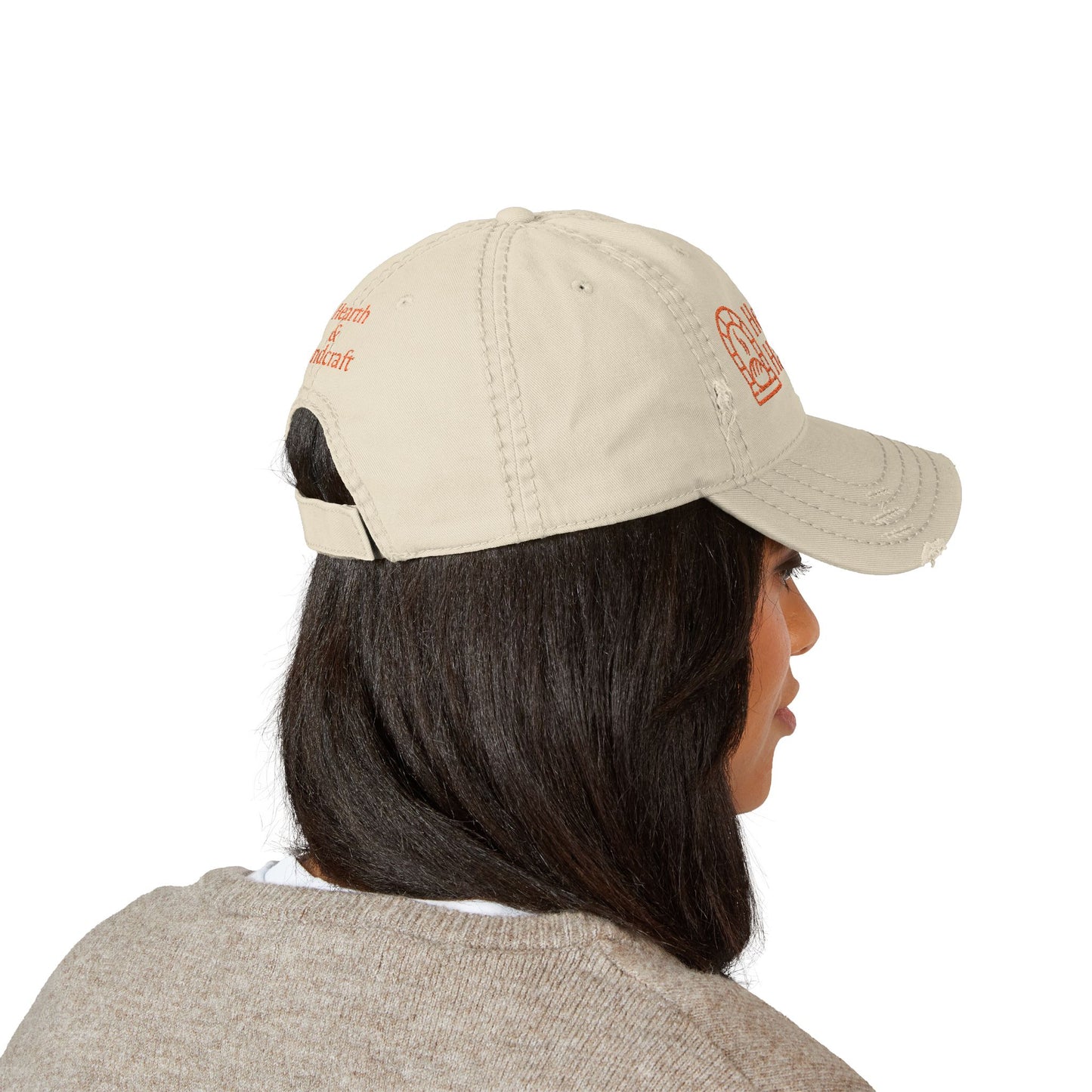 Hearth & Handcraft Vintage Logo Yam Distressed Embroidered Dad Hat