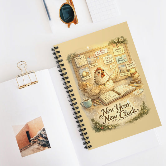 New Year New Cluck Journal – Cozy Cottagecore Goal & Planning Notebook