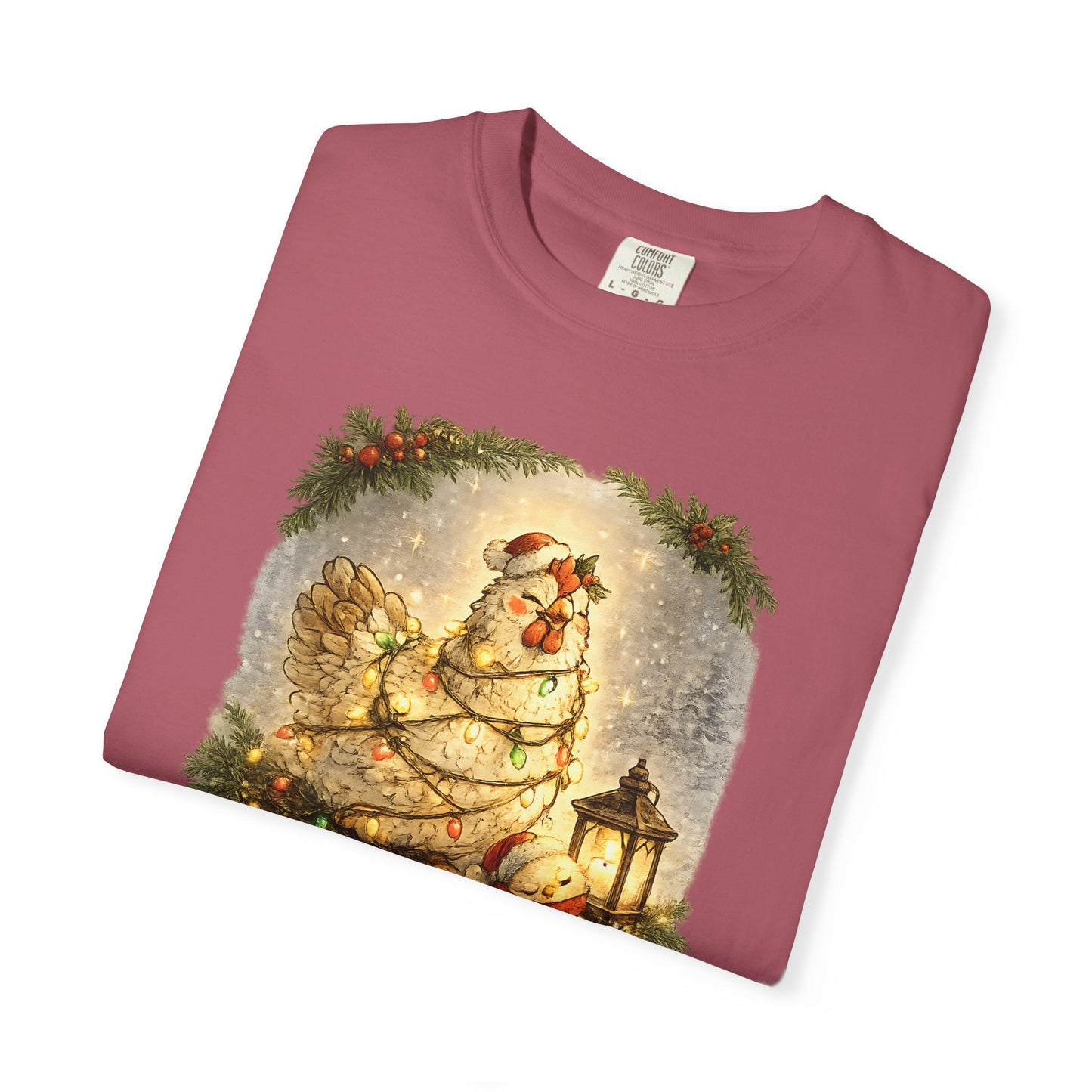 Cluck the Halls Christmas Chicken Shirt – Festive Farm Holiday Tee