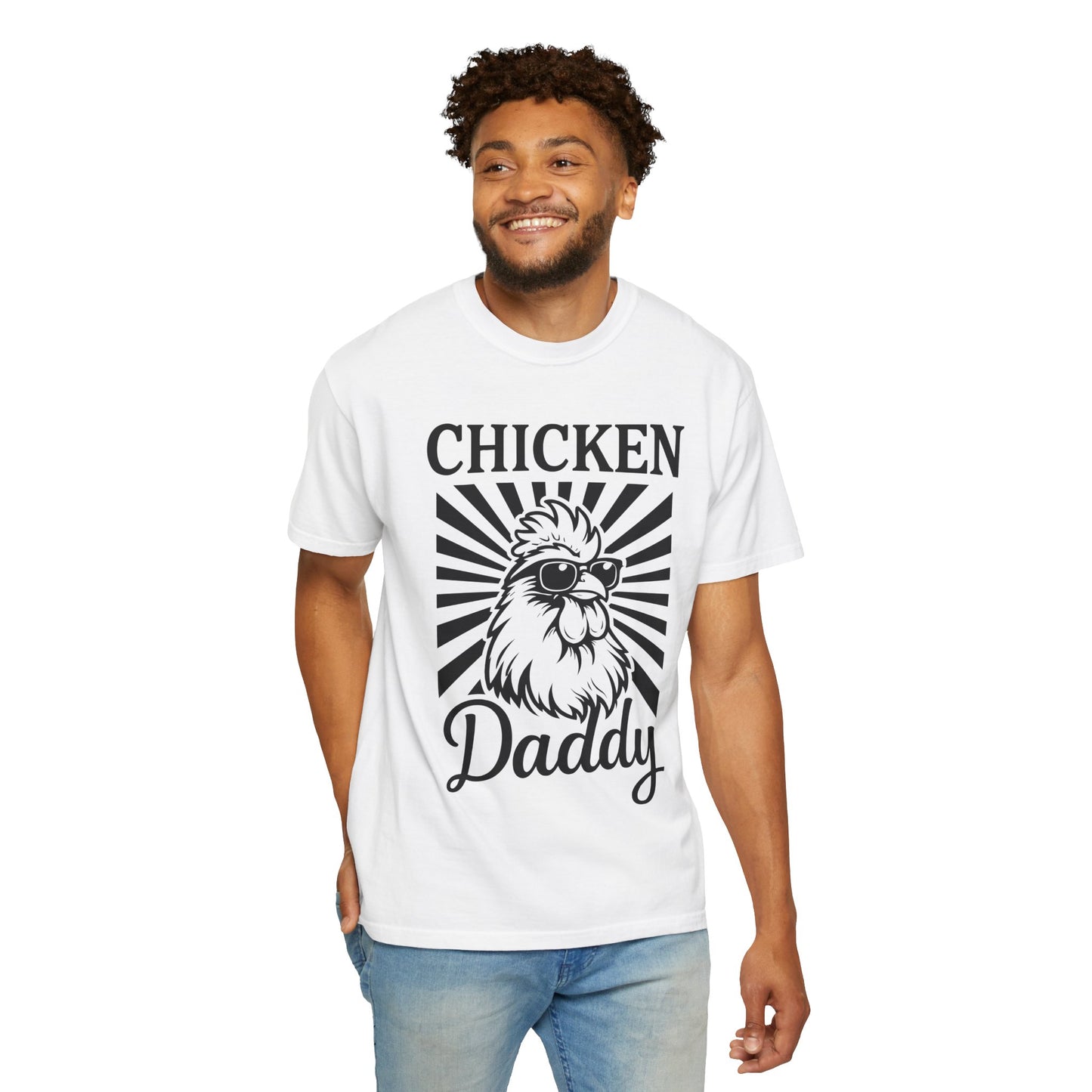 Chicken Daddy T-Shirt — Cool Rooster Graphic Tee for Poultry Lovers