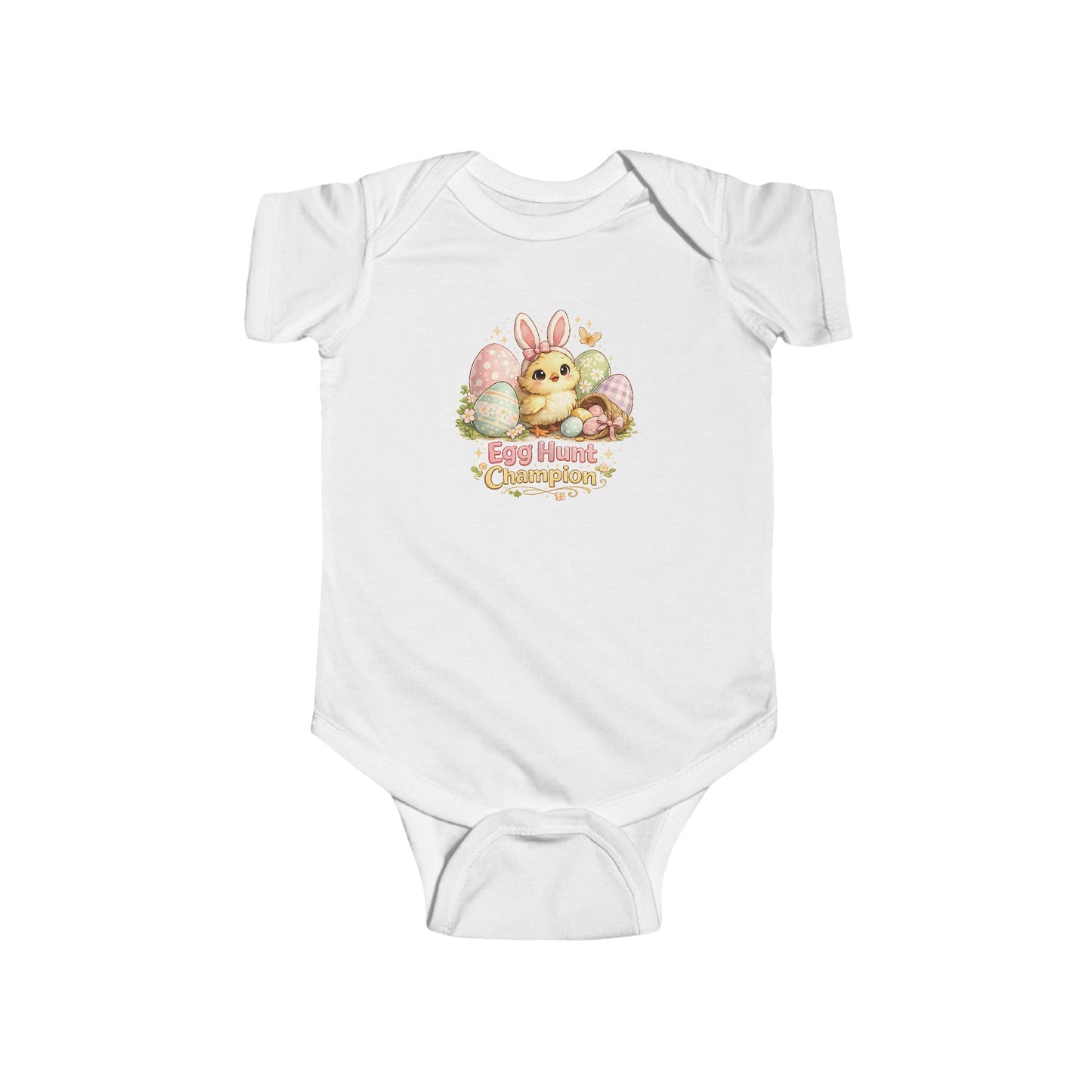 Egg Hunt Champion – Cute Easter Baby Chick Infant Onesie