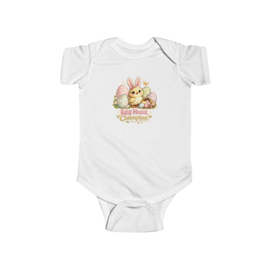 Egg Hunt Champion – Cute Easter Baby Chick Infant Onesie