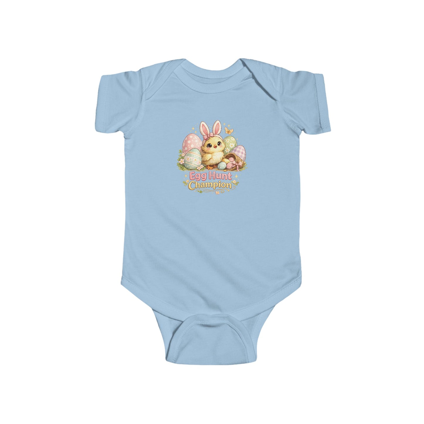 Egg Hunt Champion – Cute Easter Baby Chick Infant Onesie
