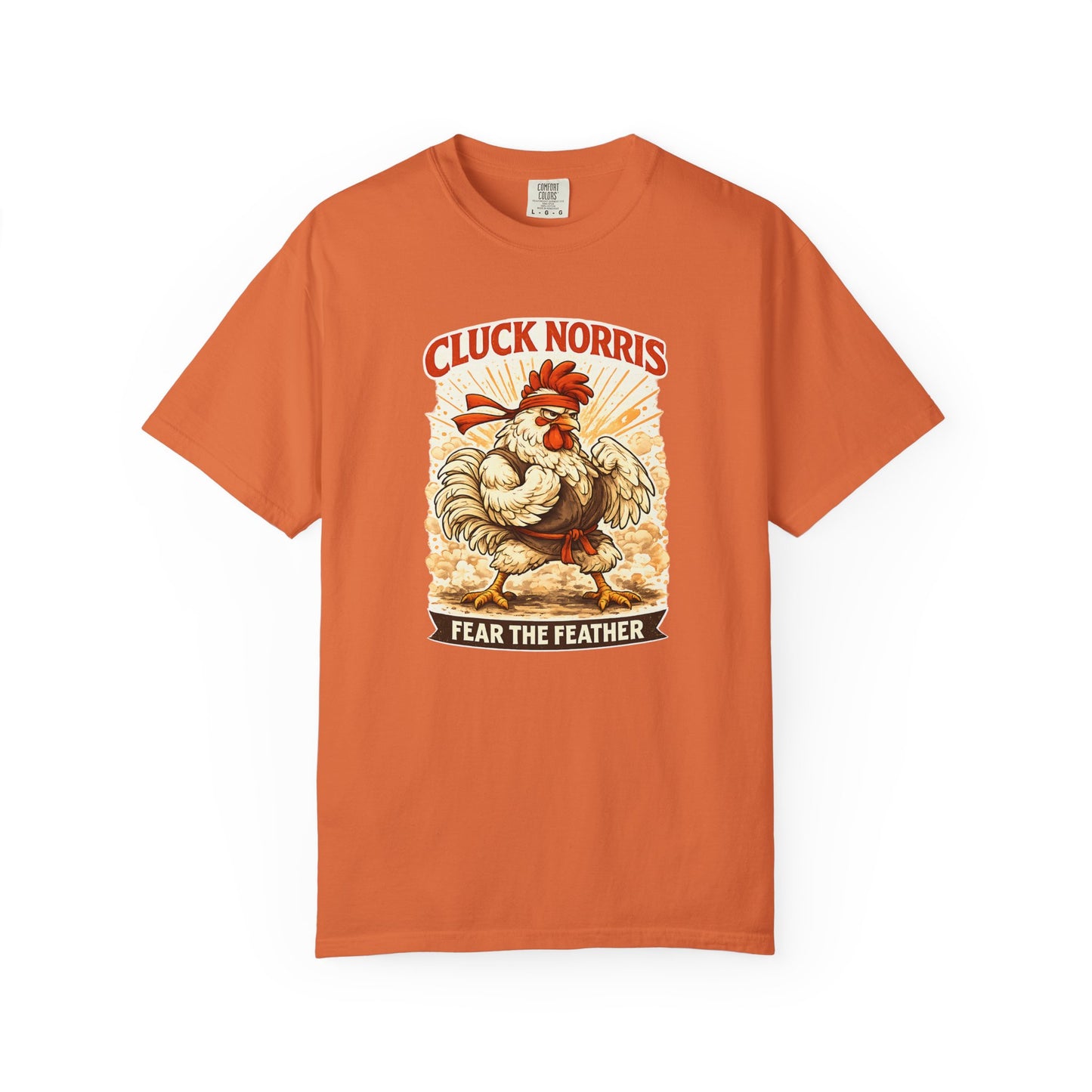 Cluck Norris "Fear the Feather" Graphic T-Shirt