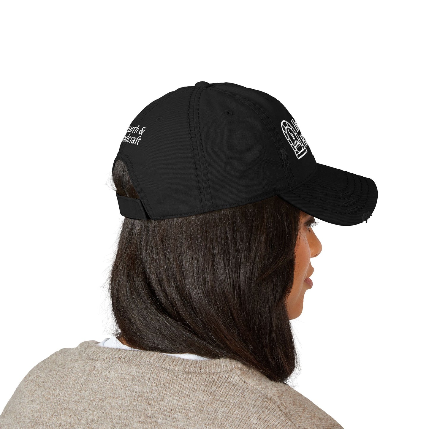 Hearth & Handcraft Vintage Logo Yam Distressed Embroidered Dad Hat