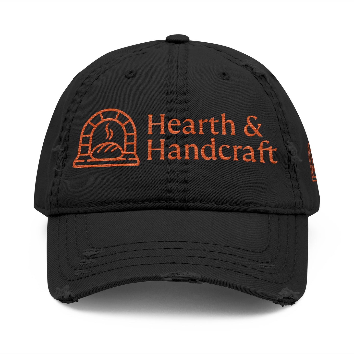 Hearth & Handcraft Vintage Logo Yam Distressed Embroidered Dad Hat