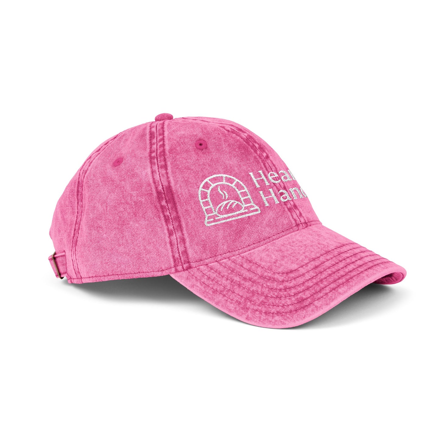 Embroidered Vintage Cap — Hearth & Handcraft Logo