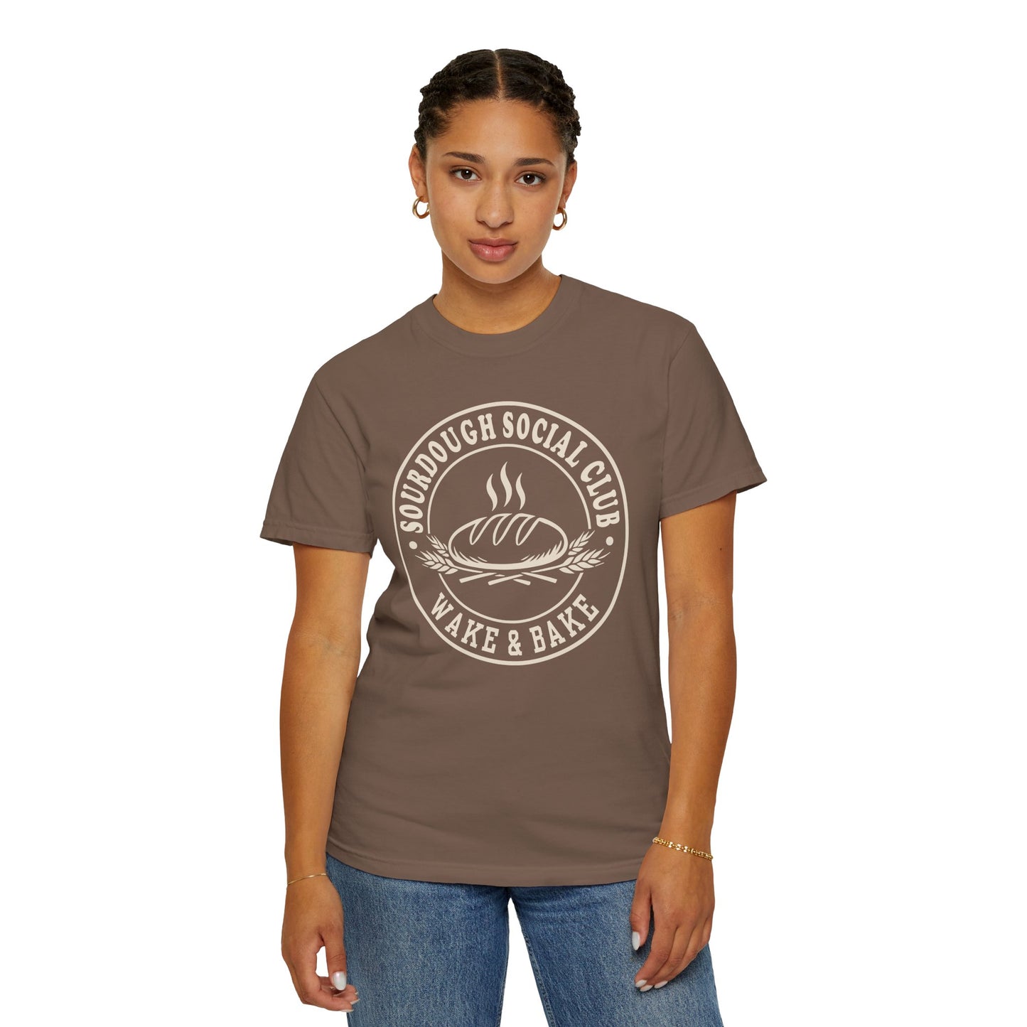 Sourdough Social Club Funny Bread Baking Baker Humor T-Shirt
