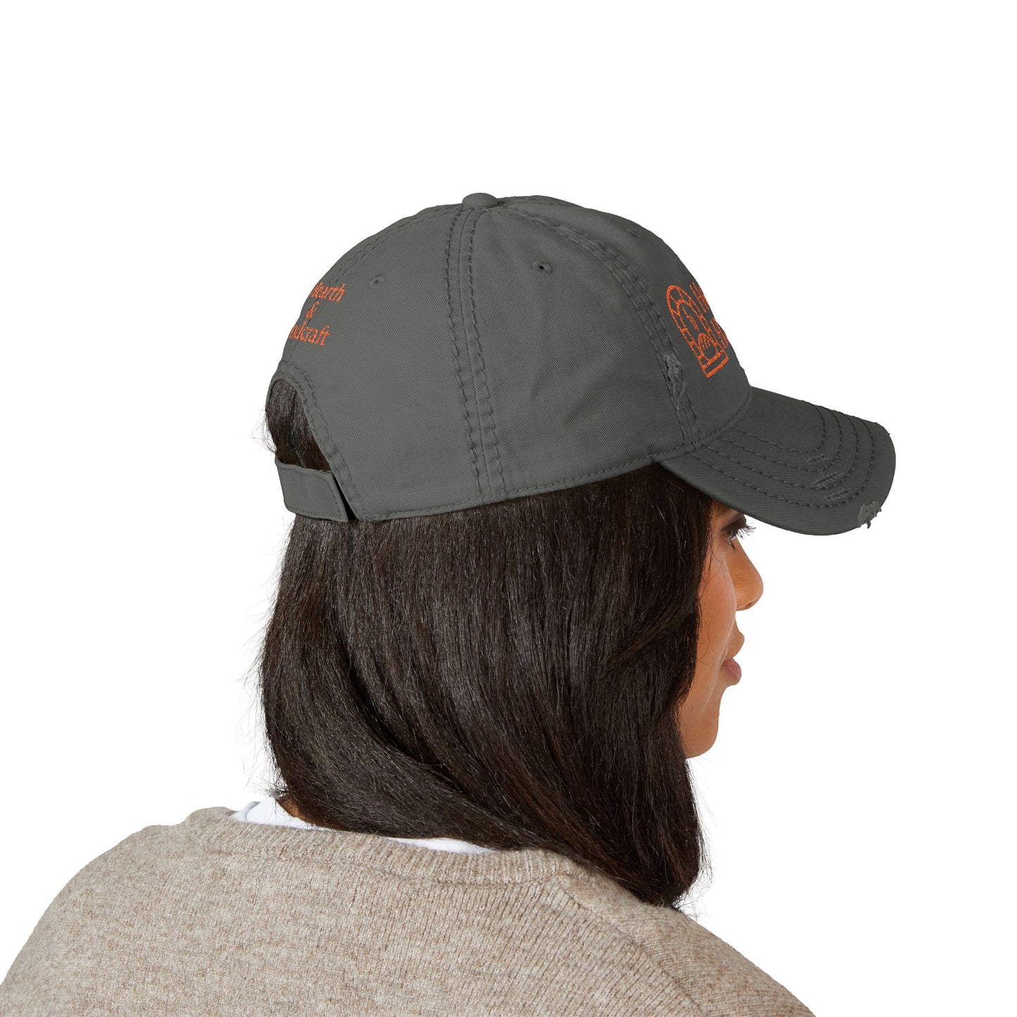 Hearth & Handcraft Vintage Logo Yam Distressed Embroidered Dad Hat
