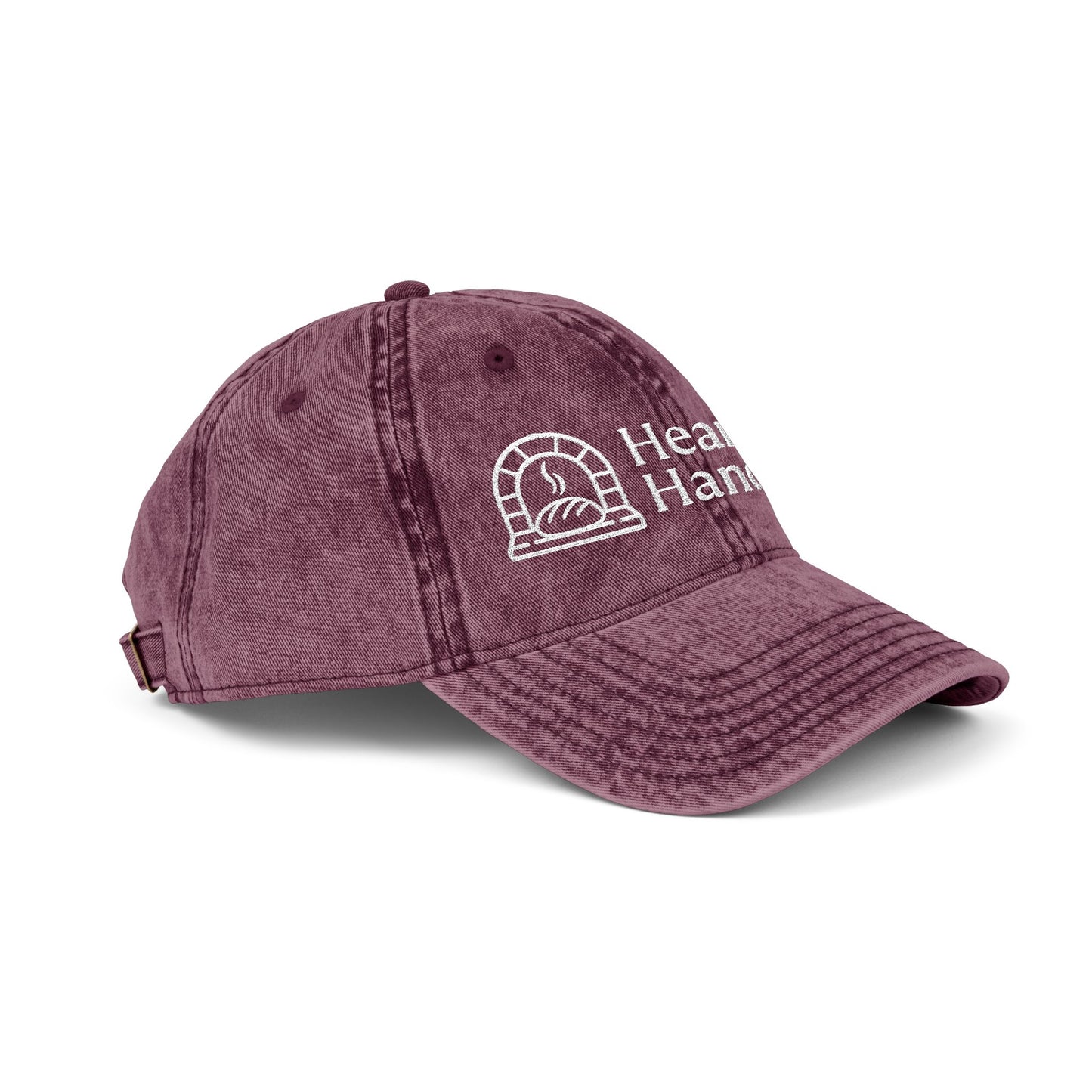 Embroidered Vintage Cap — Hearth & Handcraft Logo