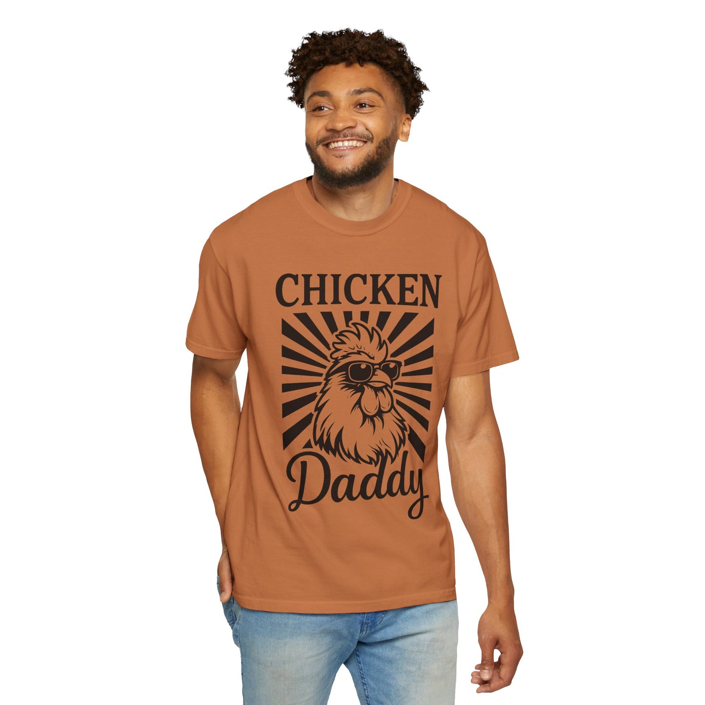Chicken Daddy T-Shirt — Cool Rooster Graphic Tee for Poultry Lovers