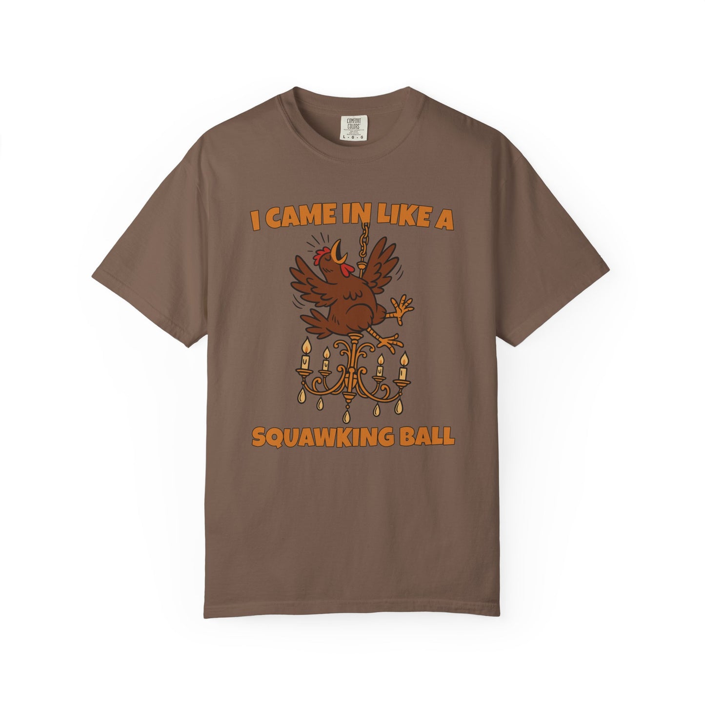 Squawking Ball Chicken Shirt – Funny Poultry