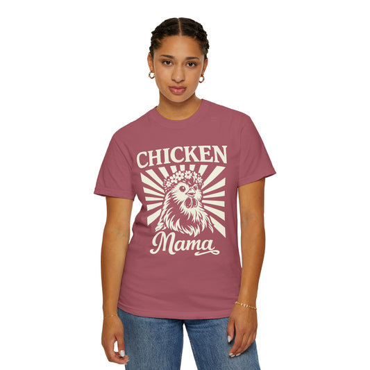 Chicken Mama T-Shirt — Retro Hen Farm Mom Tee