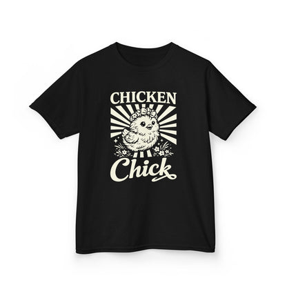Kids T-Shirt — "Chicken Chick" Cute Retro Chick Tee for Children