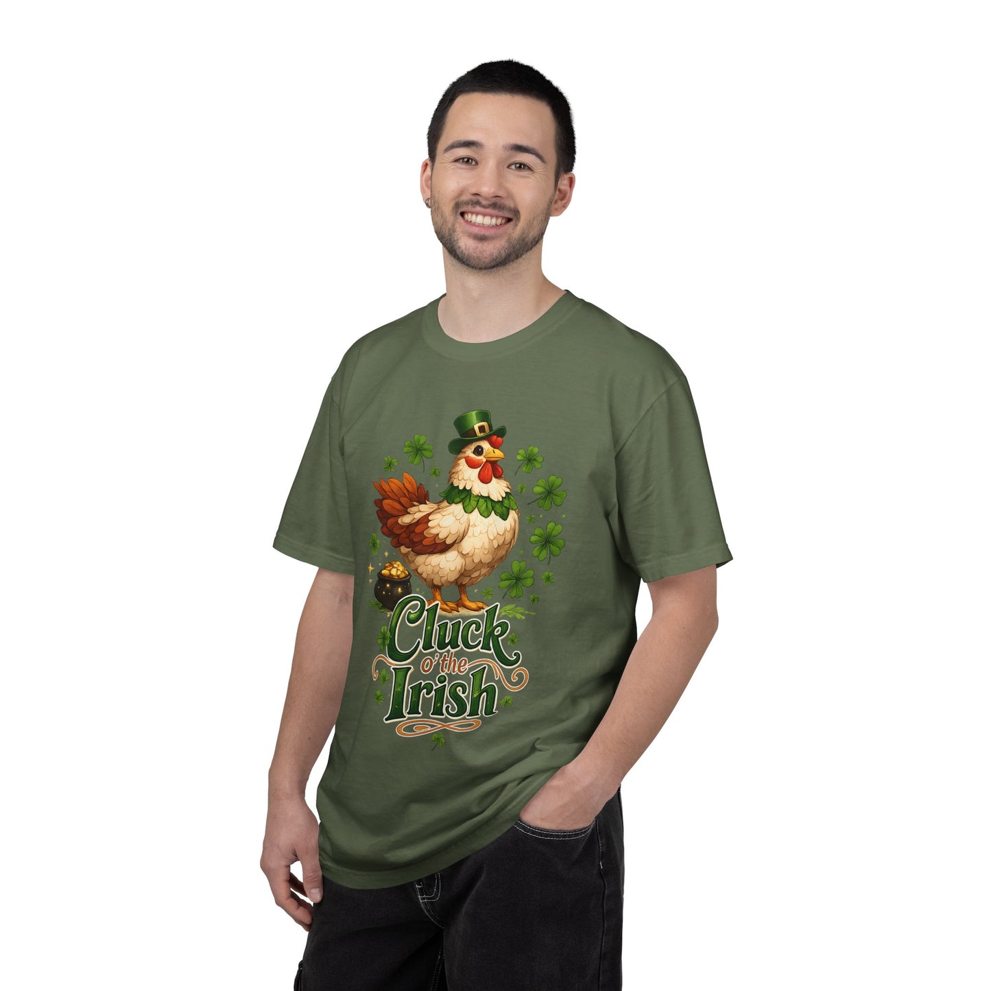 Cluck o’ the Irish – Funny St. Patrick’s Day Chicken Pun