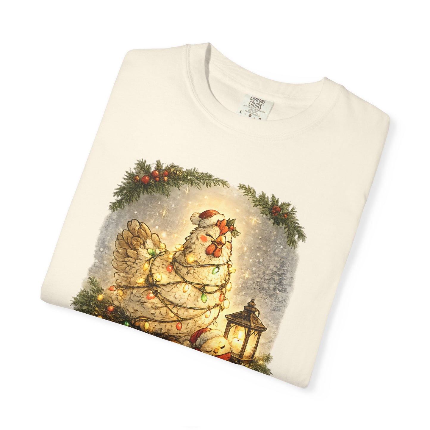Cluck the Halls Christmas Chicken Shirt – Festive Farm Holiday Tee