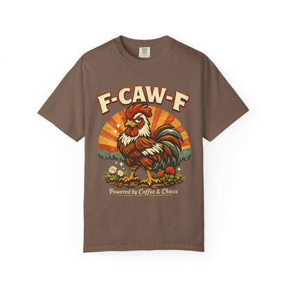 F‑CAW‑F Vintage Chicken Shirt Funny Rooster Tee for Homesteaders & Chicken Keepers