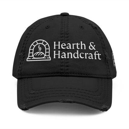 Hearth & Handcraft Vintage Logo Yam Distressed Embroidered Dad Hat