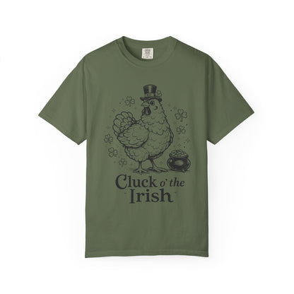 Cluck o’ the Irish Funny Chicken St Patrick’s Day Humor