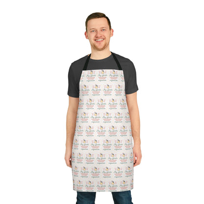 "My Starter Is My Emotional Support Organism" Cute Kitchen Apron